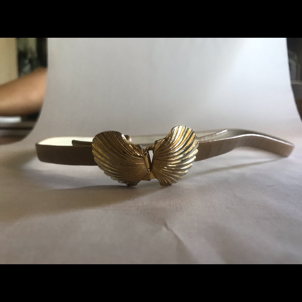 Leather waist belt